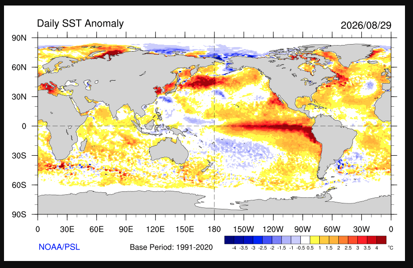 GoldenHollowSun's tweet photo. ENSO for the next 3-6 months -

Dry, warmer above average for the U.S. and europe - as long polar vortex holds up.
Draught for China, India, LatAm, Aussie. https://t.co/U0F1EjeKMg