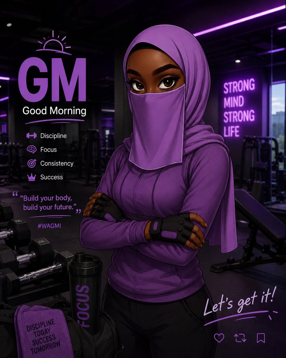 kyra_of_web3's tweet photo. GM CT ☀️💜

    New day, new reps, new opportunities.
Stay focused. Keep building. Keep showing up.

Let’s get it. 🫡💪🏾
WAGMI. https://t.co/PrTpZRo1qT