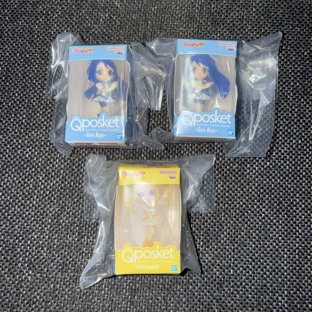 usagiuraura__'s tweet photo. プリキュアオールスターズ Qposket ミニチュアコレクション プリキュア5 GOGO 交換

譲▶︎キュアアクア×2、キュアレモネード

求▶︎ミルキィローズ

郵送での交換希望です📮🙇‍♀️🙇‍♀️
お気軽にお声掛けください！ https://t.co/h0fwj3cMpZ