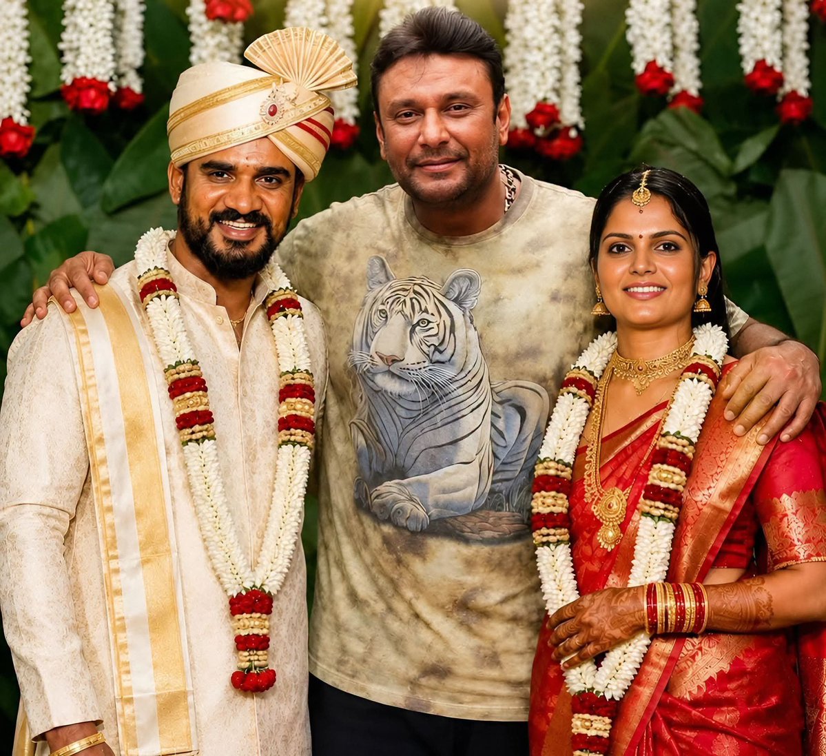 DBOSSKAATERA76's tweet photo. @IamChikkanna  ಮದುವೆಯ ಹಾರ್ದಿಕ ಶುಭಾಶಯಗಳು https://t.co/uMIqL1gIiS