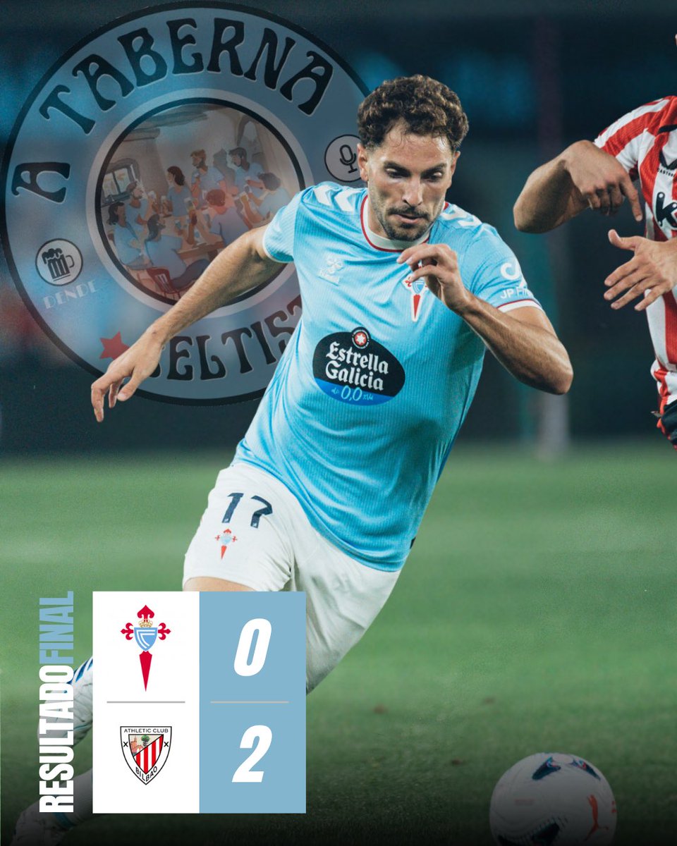 TabernaCeltista's tweet photo. 🩵 𝗖𝗔𝗕𝗘𝗭𝗔 𝗔𝗥𝗥𝗜𝗕𝗔, 𝗖𝗘𝗟𝗧𝗜𝗦𝗧𝗔𝗦!

Onte tocou derrota, ante o Athletic Club, pero non hai tempo para baixar os brazos.

💪 Este xoves temos unha nova oportunidade ante a Real Sociedad. Toca levantarse, e seguir loitando.

🔥  𝗙𝗢𝗥𝗭𝗔 𝗖𝗘𝗟𝗧𝗔, 𝗦𝗘𝗠𝗣𝗥𝗘! https://t.co/w7RhZBBIc1