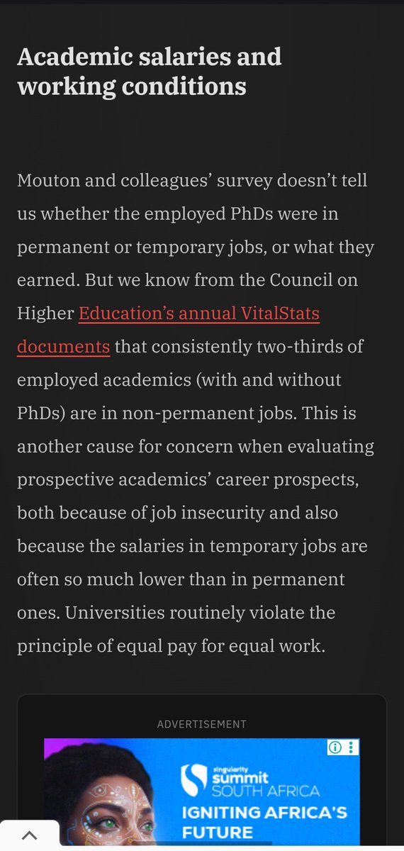 justxmxo's tweet photo. They were giving South African PHD graduates temporary posts earning R8000pm while they were dishing out permanent posts to foreign PHD graduates.

This country will drain you. https://t.co/q3UVlgjTA3