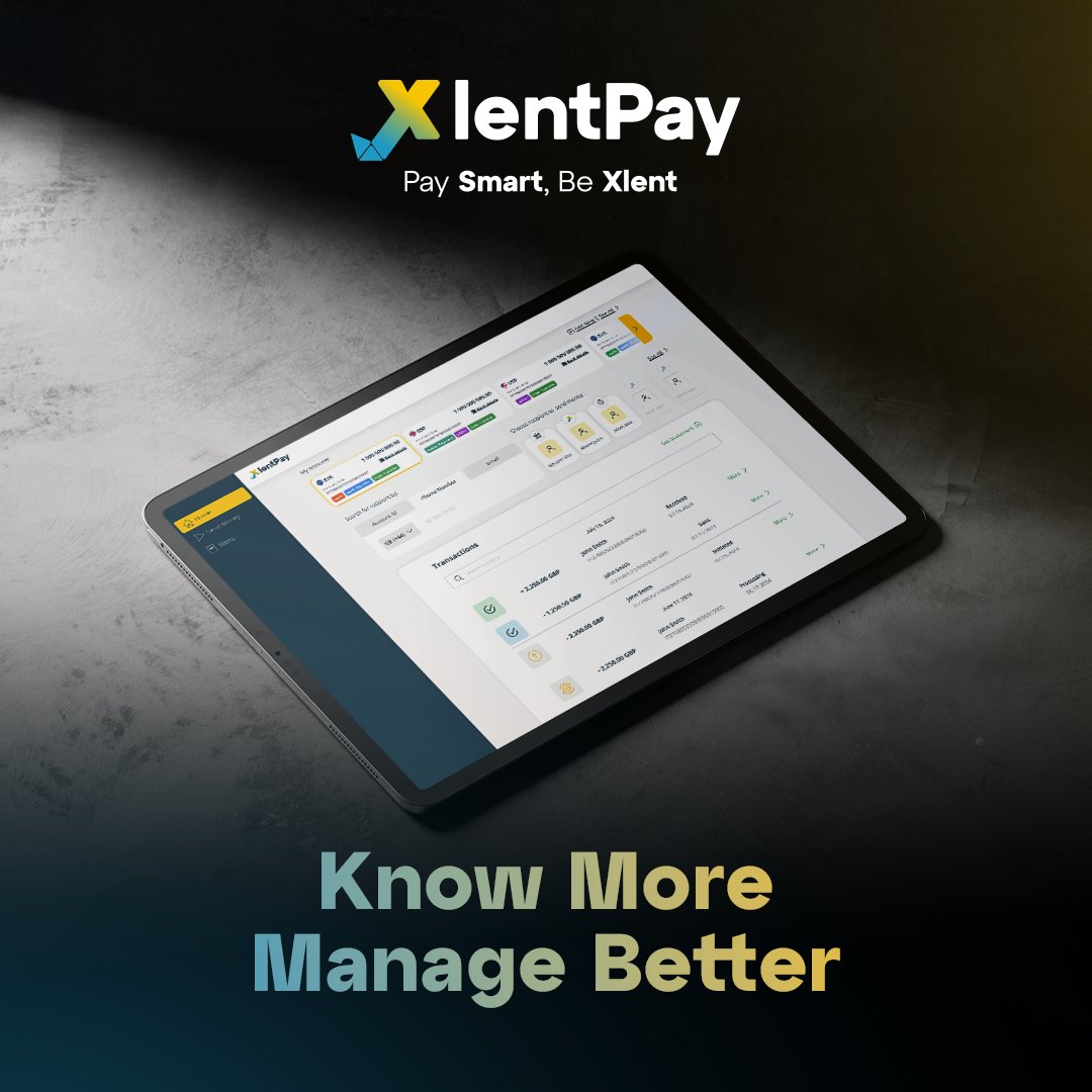 xlentpay's tweet photo. The better your financial visibility, the easier it is to stay in control.

With XlentPay, review financial activity and monitor transactions in one secure digital finance solution.

Stay informed and make better financial decisions.

#xlentpay #digitalfinance #fintech https://t.co/YTbHWQ8cDv