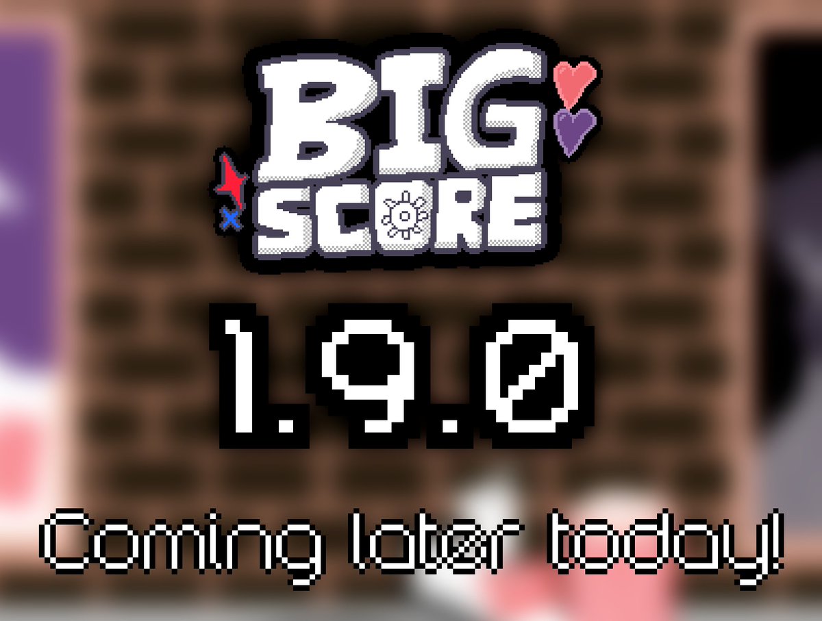 BeatblockGame's tweet photo. hey, it's the end of the month, where's the update????

Oh, right, there it is. Get ready for 1.9.0, the BIG SCORE update, coming to Beatblock later today! ( ^^ )=) https://t.co/abnTfBOWKi