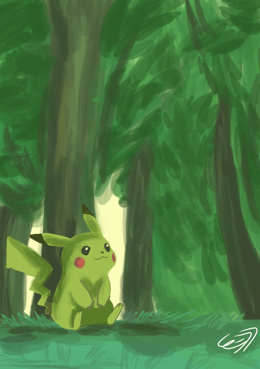 KameToyou's tweet photo. Viridian Forest https://t.co/5ia4xeCr2r