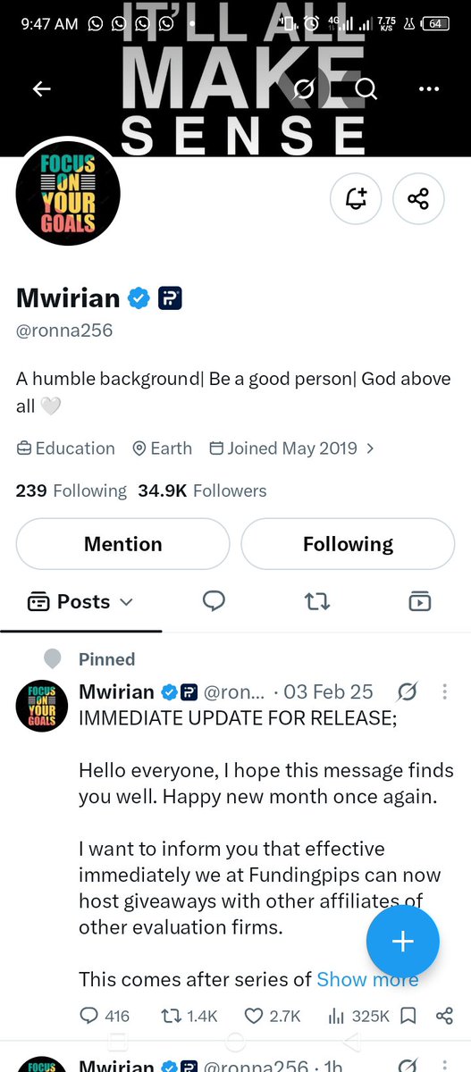 School_Boy24's tweet photo. @ronna256 @fundingpips @Khldfx @tradin All accounts duely followed ✅ 
Joined Discord ages ago ✅ 
Other accounts followed ✅ 
Hopefully I am lucky enough https://t.co/HQvt110wOb