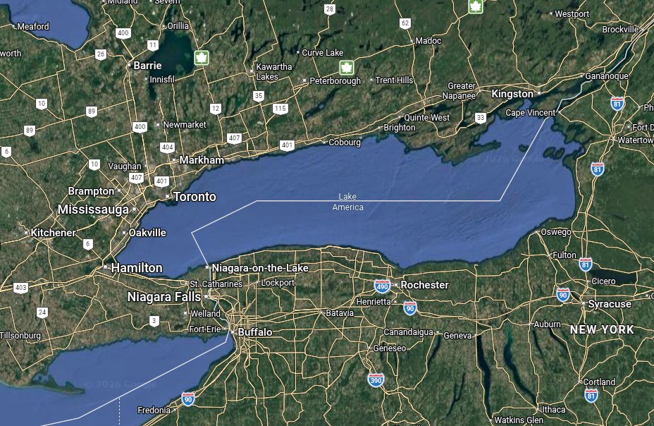 GoldenHollowSun's tweet photo. Lake America bz Google maps https://t.co/Cwx4bQwcGv
