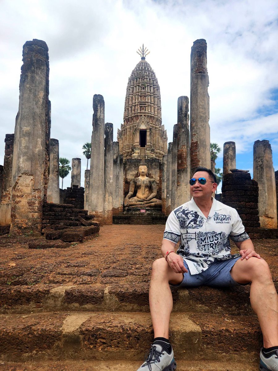 Greymartins3's tweet photo. Knowing your history may help you unlock your future. #เสน่ห์ไทย  #sisachanalai #sukhothai #thailand #unescoworldheritage #Thailandtravel https://t.co/Qzc4tsGLzn