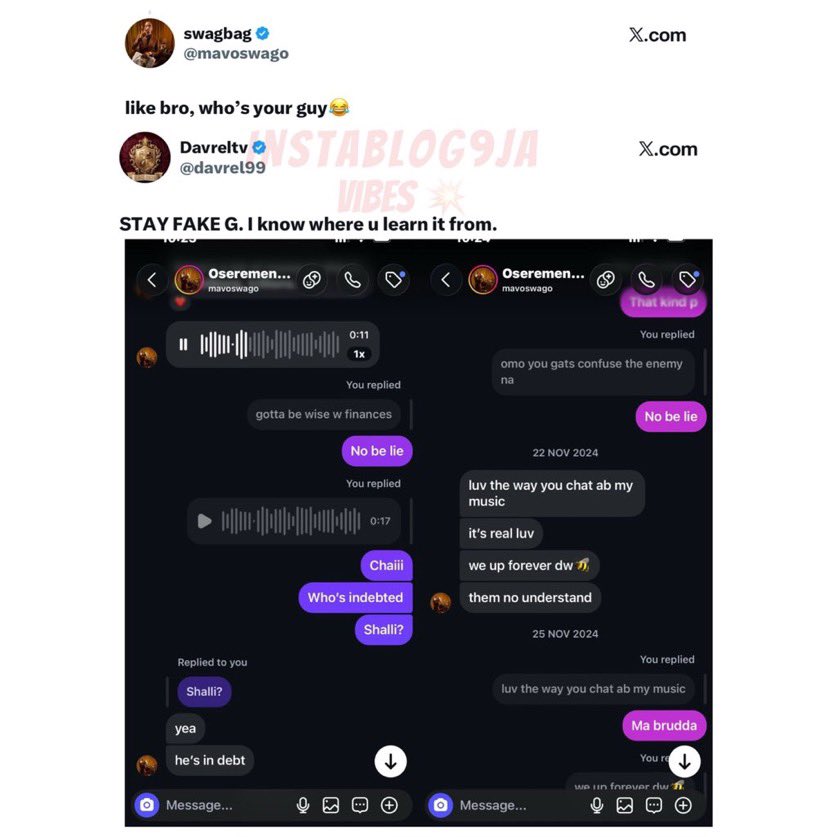 Keec34's tweet photo. Mavo and Davrel don dey find their way back to Shallipopi 😂😭 After that old chat about Shalli allegedly owing money came out, these two don start dropping apology vibes. 👀❤️ https://t.co/vmz8XNecB4
