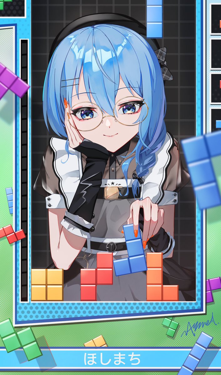 Maymea__'s tweet photo. テトリスの女王☄️👑
 #ほしまちぎゃらりー https://t.co/Wm9knlO9BP