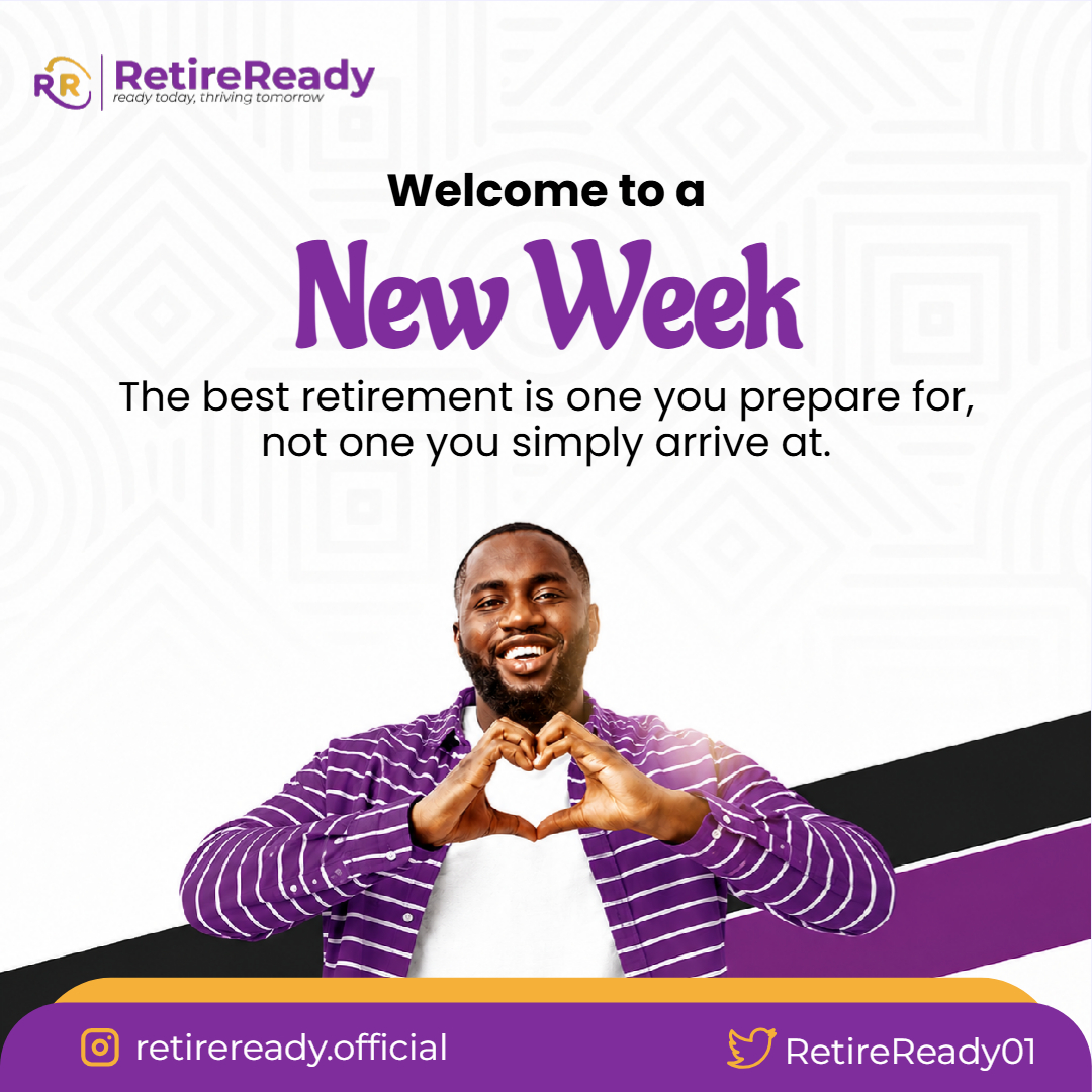 RetireReady01's tweet photo. A new week, a new opportunity to prepare for the retirement you truly desire. 💜
Don’t just arrive at retirement, prepare to thrive in it. 
What is one thing you’ll do this week to prepare for your future?
Share with us in the comments 

#RetireReady #PurposefulRetirement https://t.co/YrEWAbk3Ij