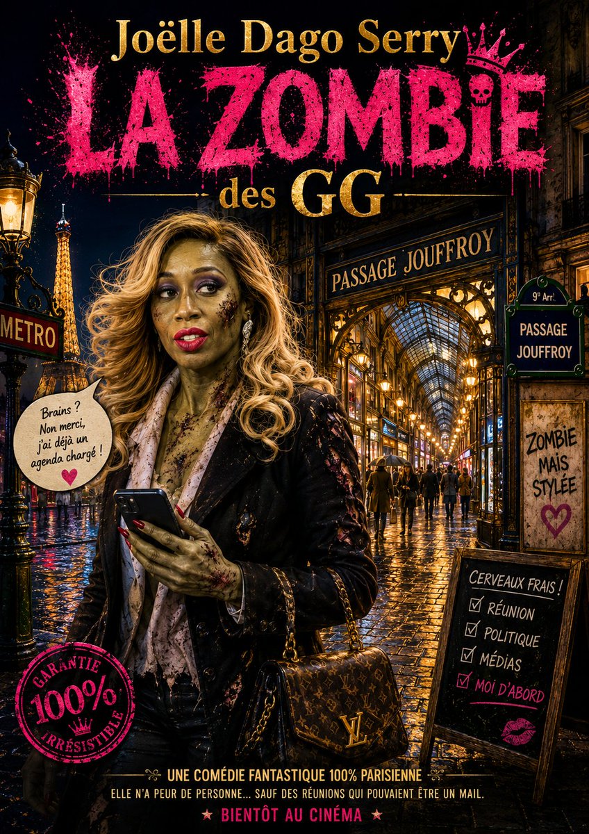 qpednlefi's tweet photo. Je fais ce que je veux 😈📱 Je traverse le nez dans mon téléphone, même hors des passages piétons. Les règles ? Je les laisse aux vivants. Moi, je trace ma route façon zombie  et si t’es pas content, approche un peu : je te mors ! 🧟‍♀️💋 #LaZombie #ggrmc 
@joelle_dago  @E2Villiers https://t.co/uV5GxbXOdH
