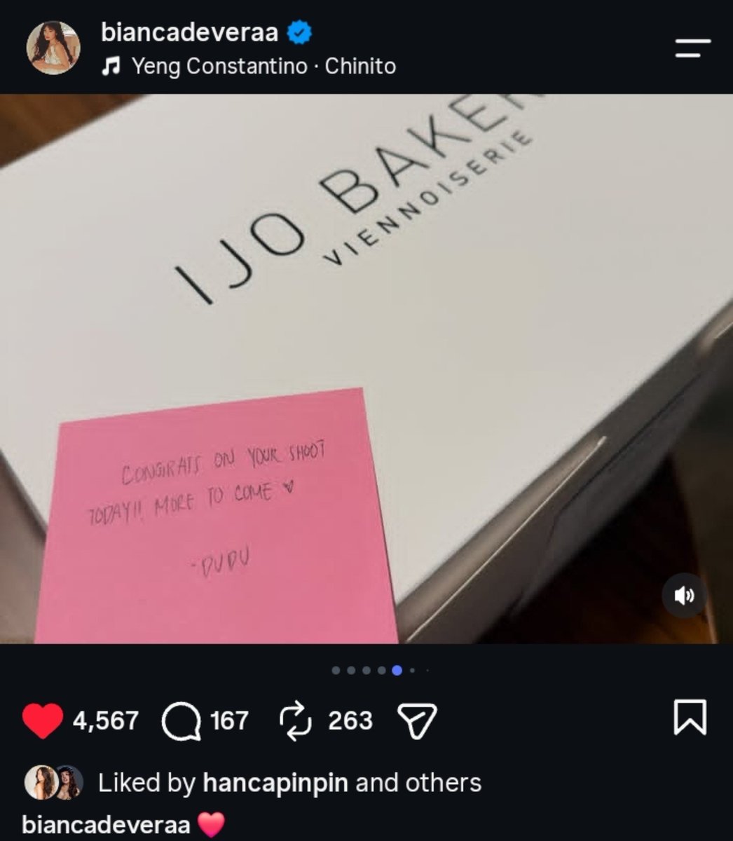 littleoldme08's tweet photo. CHINITO niya… KANYA.
Kanya lang. 🥺❤️

Grabe talaga isipin na sa lahat ng taong na-link kay Bianca...
Si Dustin lang yung bukod-tanging ipinakita niya sa mundo in that way.
Siya lang yung na-flex niya sa IG.
Siya lang yung hindi niya itinago.
Siya lang yung ipinakita niyang KANYA. 🥺

Kaya IBA eh...

Because Bianca could have chosen to keep everything private. She didn’t have to show anything. She didn’t have to claim anyone.

But she chose to claim HIM.
Her chinito.
Her Dustin.
Her person. 🥺❤️

#DUSTINYU
#BIANCADEVERA
#DUSTBIA