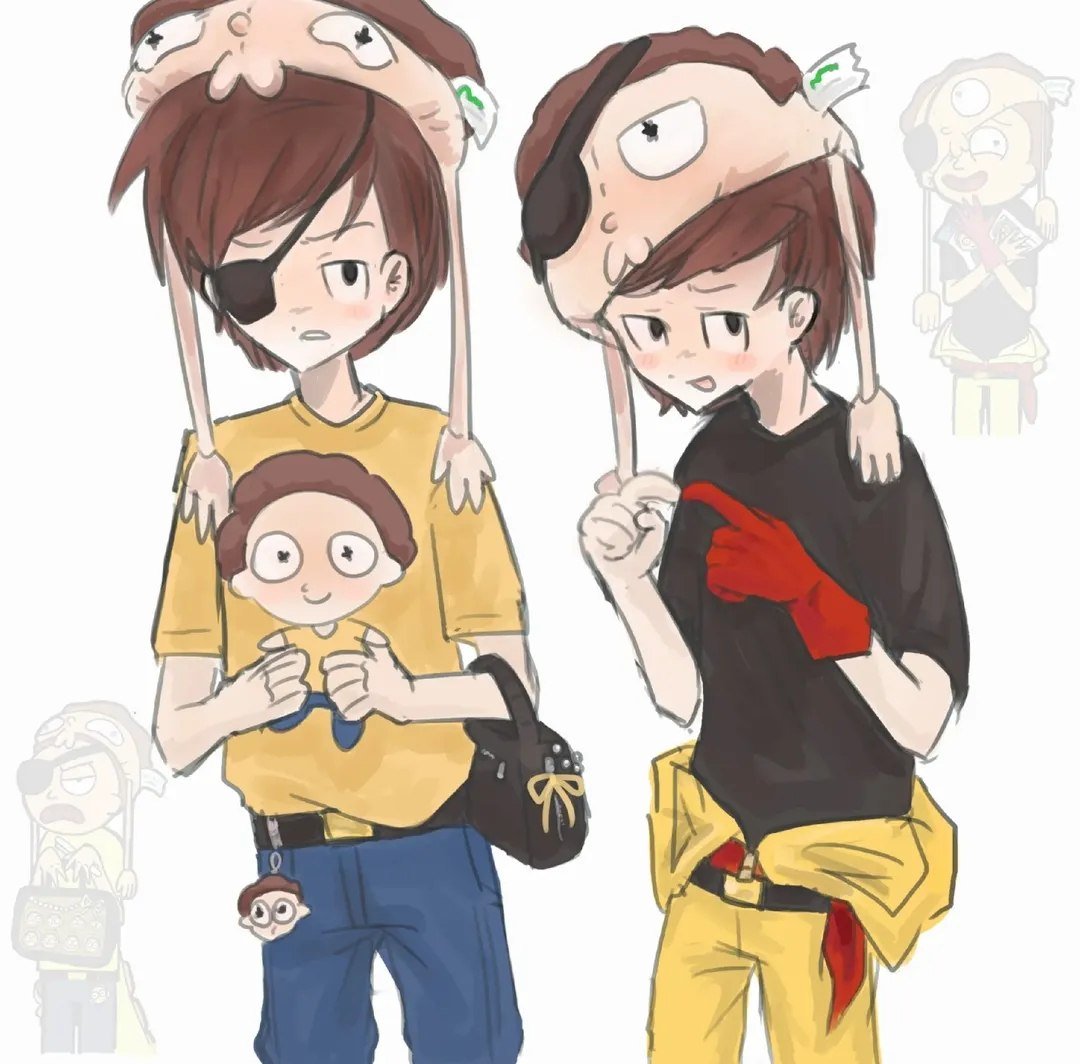 rinlact's tweet photo. #rickandmorty #mortycest https://t.co/R5iTOjbDCI
