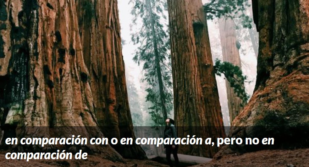 Fundeu's tweet photo. La expresión «en comparación» puede ir seguida de las preposiciones «con» y «a», pero no «de». #recoFundéu

❌ Era más alto en comparación de los otros
✅ Era más alto en comparación con/a los otros

https://t.co/XR8W6VhBMe https://t.co/K8UaCqXVn9