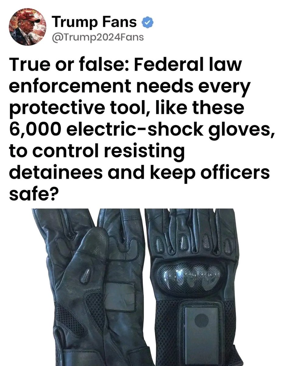 WorldQfs's tweet photo. Federal agents deserve nonlethal options when detainees resist or turn violent. Better tools can protect officers and reduce more severe force. https://t.co/gwvb9xyBi3