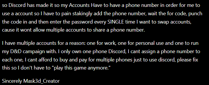 Mask3d_Creator's tweet photo. @discord @discord_support https://t.co/WvwunVVj6Z