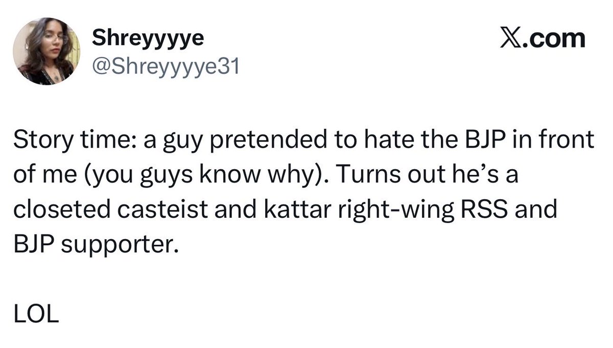 AryaWarlord's tweet photo. lol bro is a chad, he used the easiest trick in the book. Foid is mad.

Feminists and LW girls are the easiest to fuck, just act to hate BJP and full woke feminist and she’ll be licking nutella off your balls. https://t.co/Jd8SfoHPxG