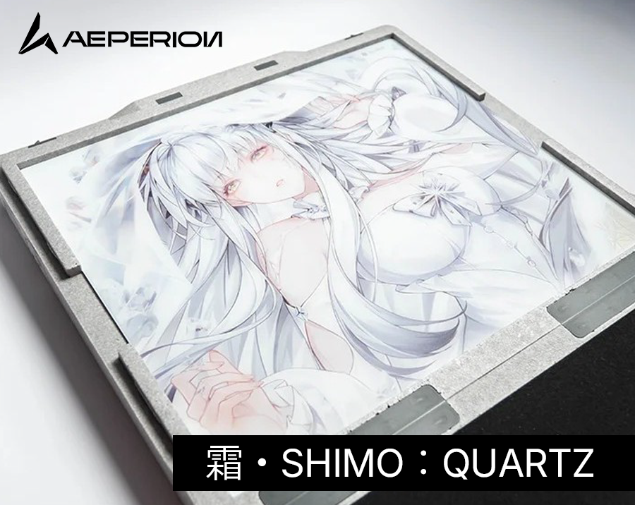 fumoshop's tweet photo. ◤◢◤🚨予告🚨◢◤◢
🆕新作ガラスマウスパッド
「Aeperion Shimo Quartz」

明日、12時頃より販売開始予定です！！
ぜひお楽しみにお待ちくださいませ🙌✨
🔜🔜🔜 https://t.co/s9Tl21gBMH