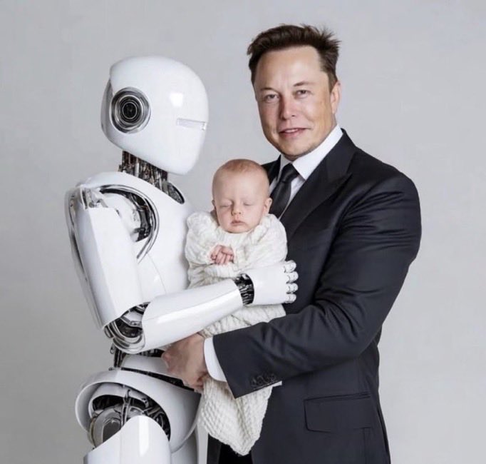 ElonTrumpfx's tweet photo. 🤖 Be honest...

If advanced technology one day made it possible to have children with a robot, would you consider it?

A. Yes 🤖
B. No ❤️
C. Maybe, depending on the future 🤔

Drop your answer below! 👇 https://t.co/YYD4N1ht2v