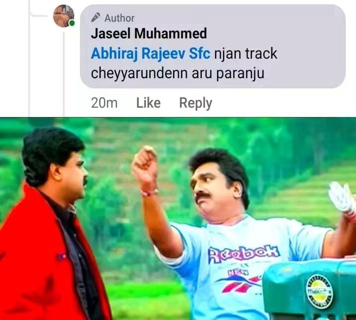 ArjunSJ7's tweet photo. @urstrulyadhil @AlimShan_ Aama.. Periya tracker 😂🙏🏻 https://t.co/A0VIU8cZhU