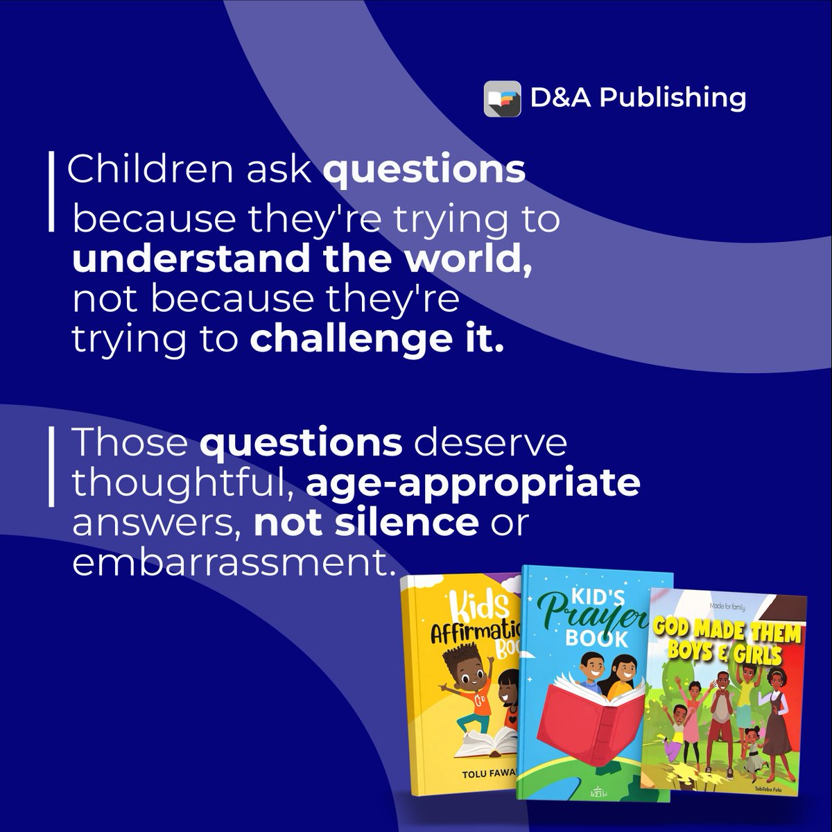 dandapublishing's tweet photo. Have you ever been asked a question you didn't know how to answer? The conversations you avoid today may be answered by someone else tomorrow. We share God Made Them Boys and Girls to help parents explain gender identity through simple language and biblical truth.
Get a copy now. https://t.co/rTi6SgVckj
