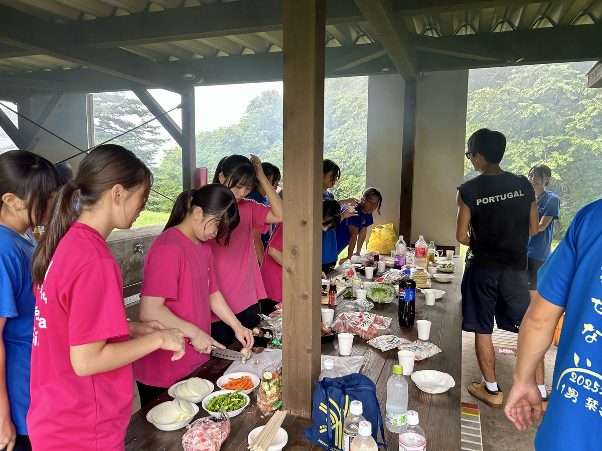 NSSU_GymClub's tweet photo. 夏季合宿最終日です✨️🤸‍♂️

夏季合宿を通して、先輩・後輩との関わりや、同期同士で支え合うことの大切さを学びました☺️

そして12月12日(土)には国立代々木競技場第二体育館にて第58回演技発表会が行われます❗️より成長した姿をお見せできるよう、部員一同今後も努力してまいります🔥 
 #日体大体操部 https://t.co/q7cwKbBUem