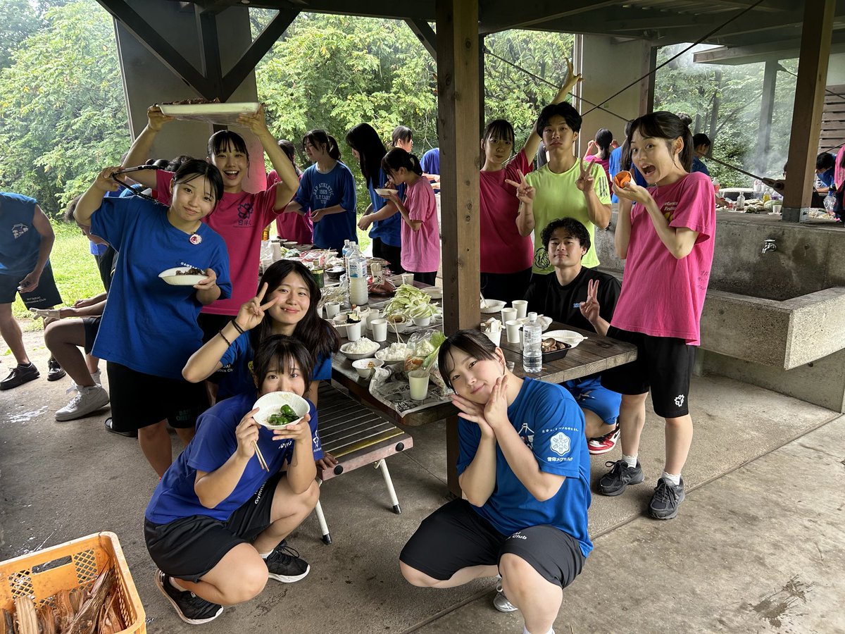 NSSU_GymClub's tweet photo. 夏季合宿最終日です✨️🤸‍♂️

夏季合宿を通して、先輩・後輩との関わりや、同期同士で支え合うことの大切さを学びました☺️

そして12月12日(土)には国立代々木競技場第二体育館にて第58回演技発表会が行われます❗️より成長した姿をお見せできるよう、部員一同今後も努力してまいります🔥 
 #日体大体操部 https://t.co/q7cwKbBUem