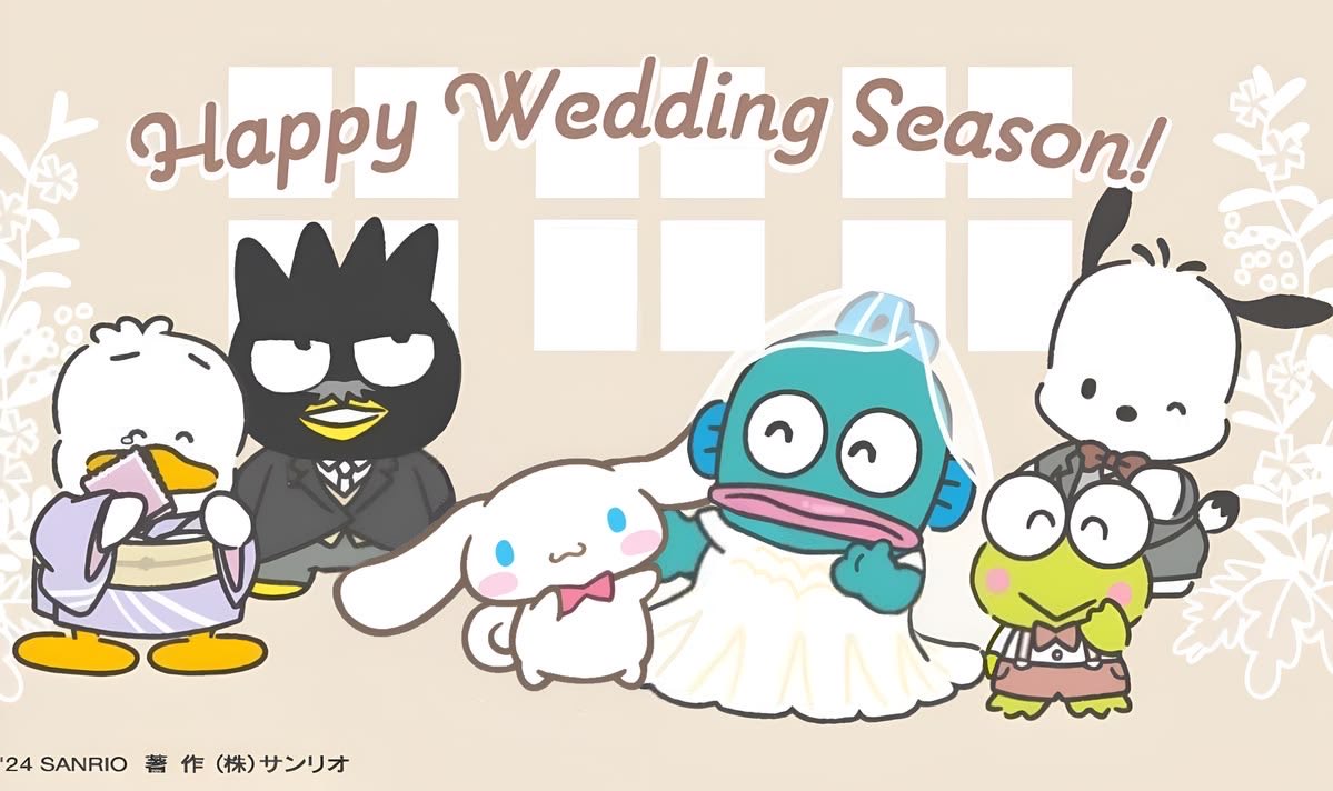 mu22_li's tweet photo. งานแต่งงานของ Cinnamoroll กับ Hangyodon 🫪 https://t.co/MMHlQM2fU4