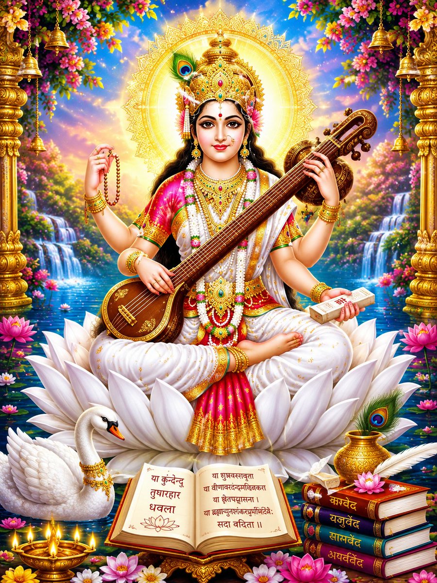 Rituverma51's tweet photo. Seek knowledge, and success will seek you.
Jai Mata Saraswati Ji 🙏 https://t.co/aSxTrWmK61