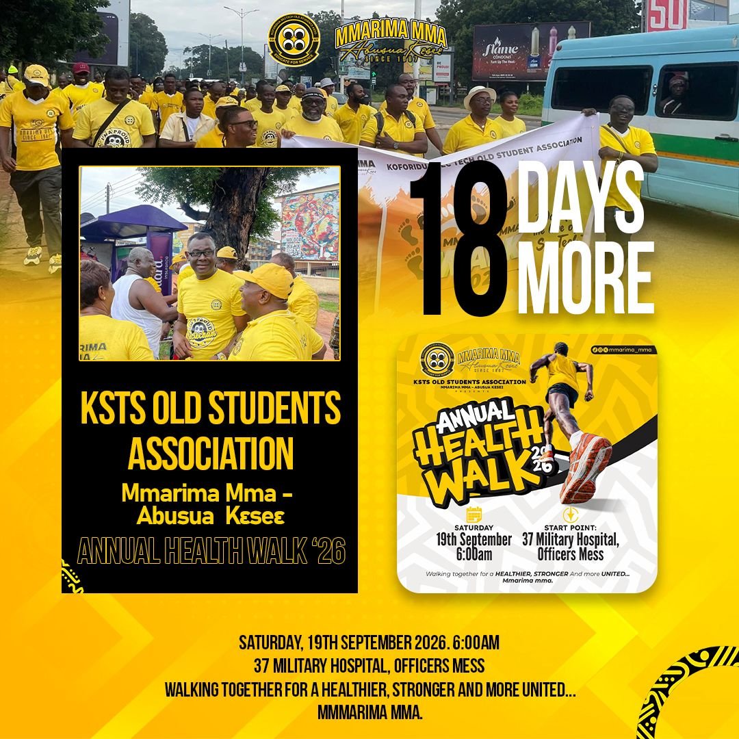 mmarima_mma's tweet photo. 18 DAYS MORE!🟡⚫

 The countdown is getting serious! The yellow and black army is coming! Look at the unity, the joy, the brotherhood! 💛🖤🔥
#Mmarimamma
#Healthwalk2026 https://t.co/s7Jfa8D8Vo