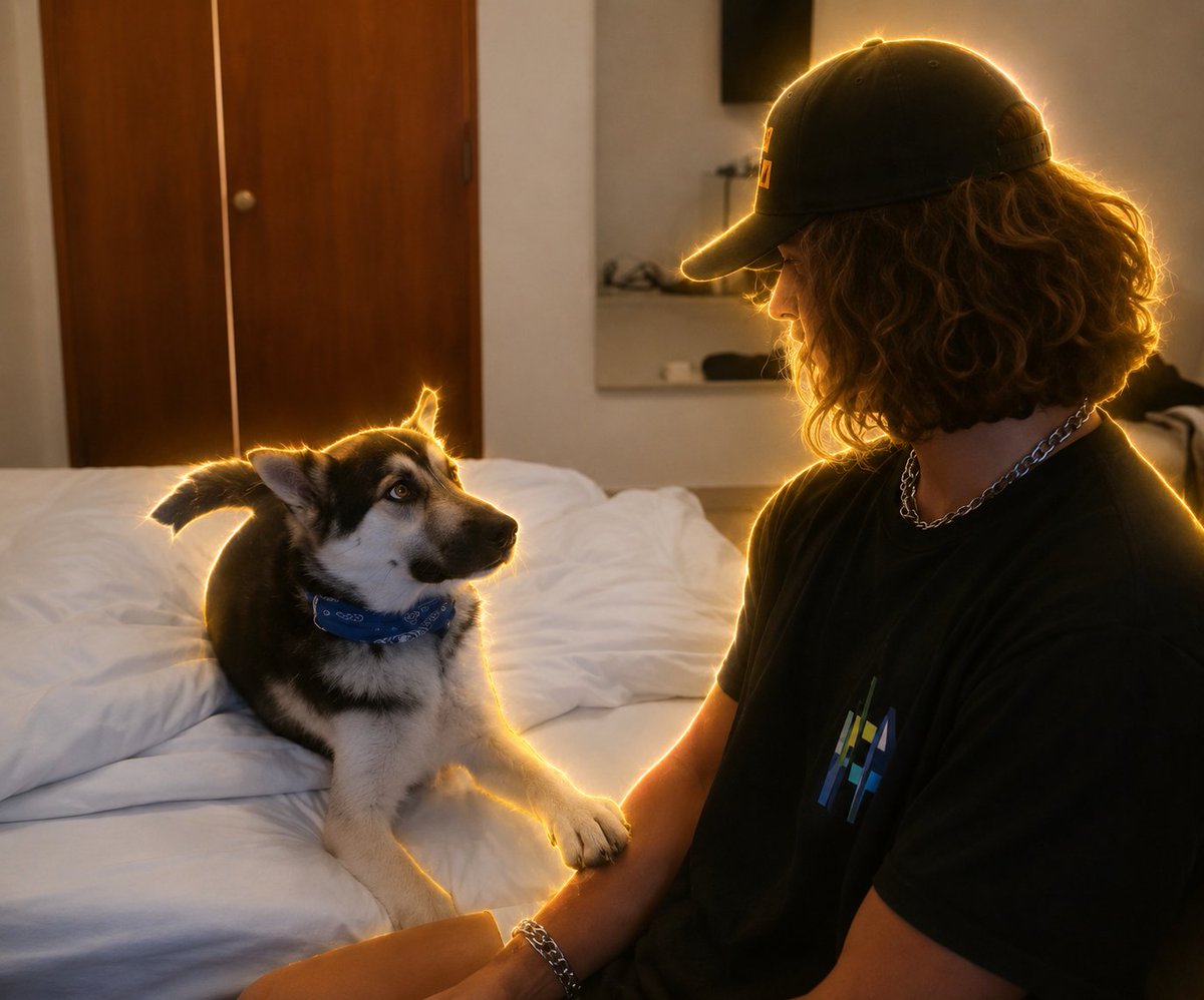thedevorrr's tweet photo. i guess we’re in TJR meta rn, so why wouldn’t we send his dog?

he is literally more interesting than TJR himself.

send BOOGIE. https://t.co/XThpVyLK2B