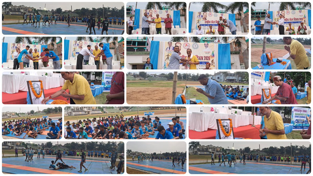 DSOSportsPakur's tweet photo. महान हॉकी खिलाड़ी मेजर ध्यानचंद जी की जयंती के उपलक्ष्य पर दिनंIक 28 से 30 अगस्त, 2026 तक राष्ट्रीय खेल दिवस 2026 का आयोजन किया गया। https://t.co/ibNs224PQA