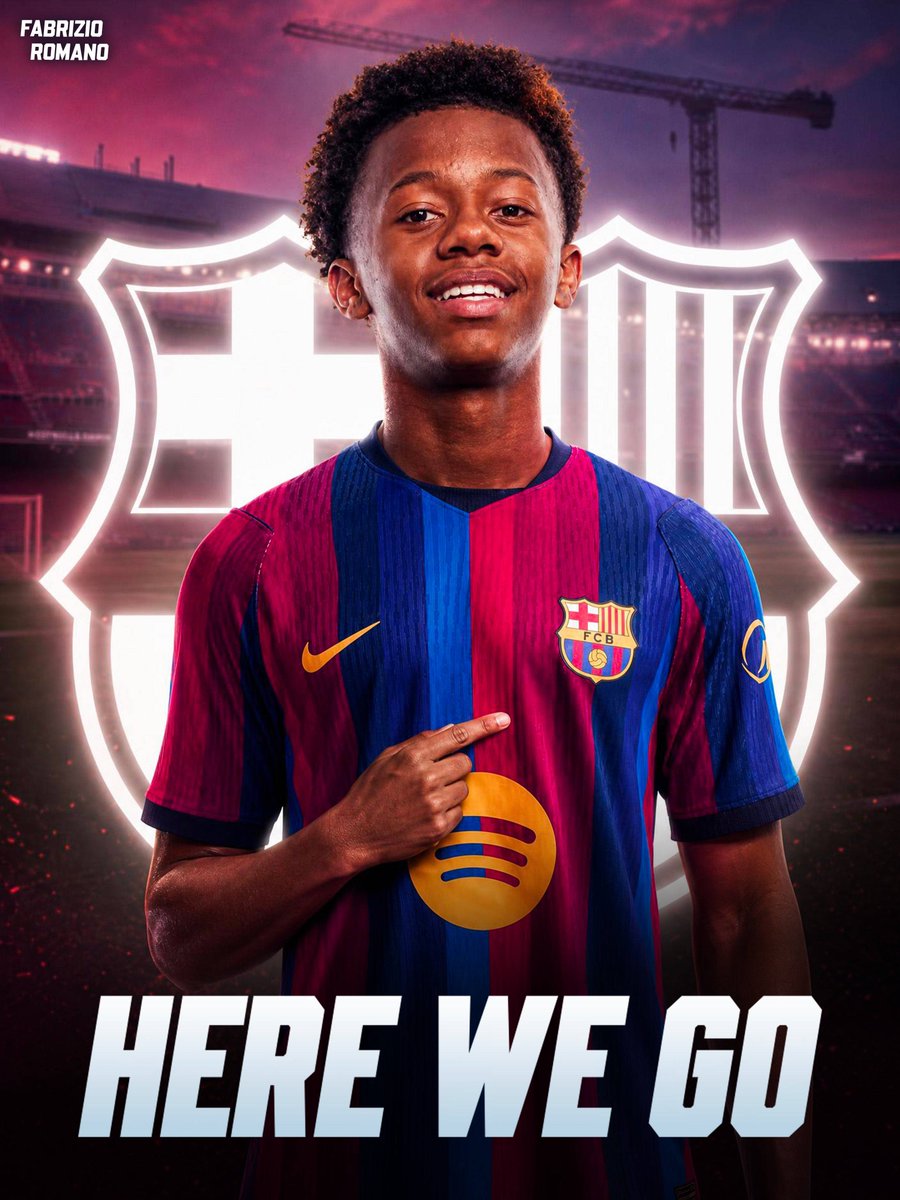 BarcaTimes's tweet photo. 🚨🎖️| 𝐉𝐔𝐒𝐓 𝐈𝐍: Mikael Baza to Barcelona — 𝐇𝐄𝐑𝐄 𝐖𝐄 𝐆𝐎. [@FabrizioRomano] #fcblive https://t.co/VT1BZNNV4Y