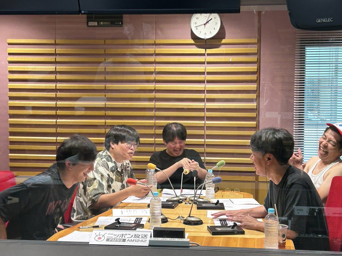 IIchari30's tweet photo. 今週は演劇ユニット・メトロンズから、しずる池田さん、サルゴリラ児玉さん、ライス関町��んとお送りした #向井チャリ

アメリカに始まり、向井さんと関係者挨拶の話、池田さんのメトロンズへ強い思い入れなど…盛り沢山です！

【聴き逃し】radikoのタイムフリー機能でお楽しみください！
📻 https://t.co/KYZsBK6fhg

#パンサー #向井慧 #チャリロト #ムカチャリ