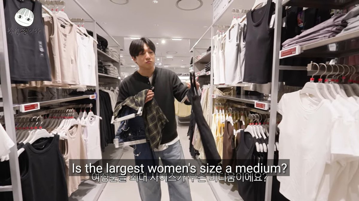 fourevernal's tweet photo. He entered the women's section and was so shocked everything is very tiny like it was made for kids... https://t.co/wohJxxoTtr