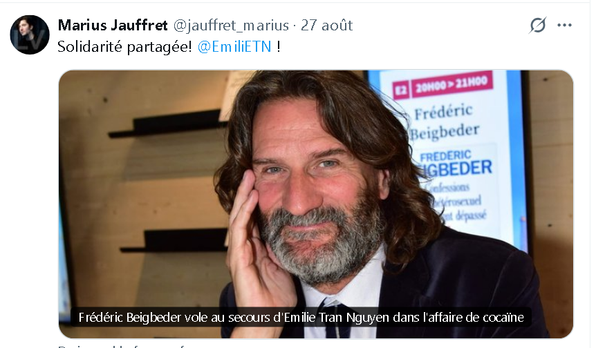 AFogg2qc's tweet photo. Les adeptes des drogues illégales et les grands soutiens de son économie criminelle...
Ces deux gros écrivains de la bourgeoisie ignorent qui est #RobertoSaviano et qu'il est obligé de se cacher comme #Rushdi...
Ils font honte à la littérature. https://t.co/rM0c9pbmJ7