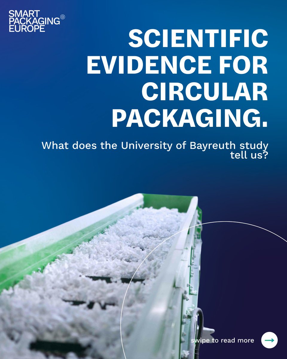 SmartPackEU's tweet photo. Can EPS be recycled repeatedly?
A peer-reviewed study from the University of Bayreuth shows that EPS maintains stable molecular properties across repeated mechanical recycling cycles under PPWR conditions.
📖 https://t.co/zOsHgv5yv4
#PPWR #Packaging #Recycling #EPS https://t.co/fcSI6di9eo