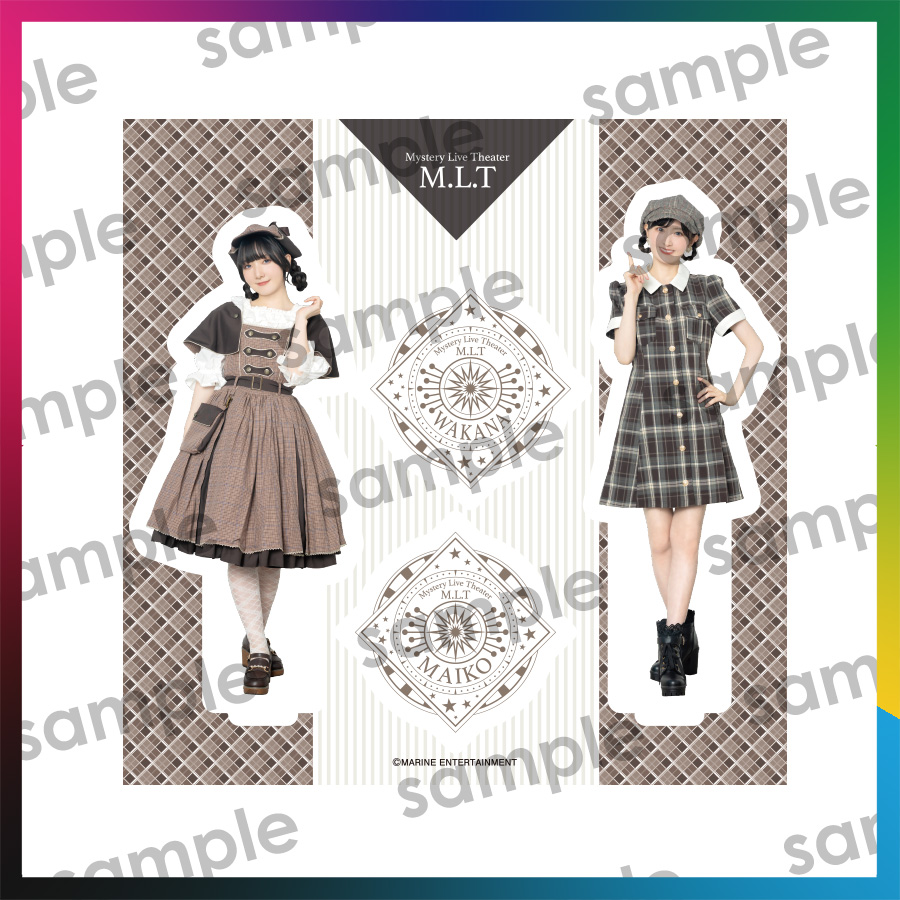 Marine__girls's tweet photo. 9/6開催  MYSTERY LIVE THEATER『#M_L_T』

大変お待たせいたしました！
グッズ画像を公開いたしました！

【出演】#伊藤舞音 #松田彩音 #紫月杏朱彩 #野木奏 #丸岡和佳奈 #入江麻衣子

🎁グッズ・お見送り会情報▶https://t.co/CXBFzASnqh
🎫参加チケット▶https://t.co/kXyplCWWgU https://t.co/bT1qB82alT