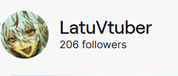 LatuVT's tweet photo. We reached 200 followers on twitch!!! Thank you everyone!!! For a pre-debut vtuber, not so bad, right??? https://t.co/lvBLAICz2O