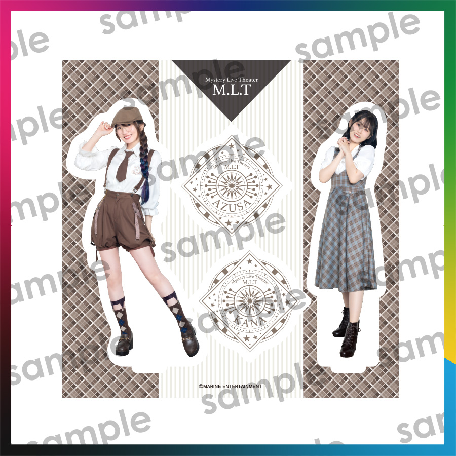 Marine__girls's tweet photo. 9/6開催  MYSTERY LIVE THEATER『#M_L_T』

大変お待たせいたしました！
グッズ画像を公開いたしました！

【出演】#伊藤舞音 #松田彩音 #紫月杏朱彩 #野木奏 #丸岡和佳奈 #入江麻衣子

🎁グッズ・お見送り会情報▶https://t.co/CXBFzASnqh
🎫参加チケット▶https://t.co/kXyplCWWgU https://t.co/bT1qB82alT