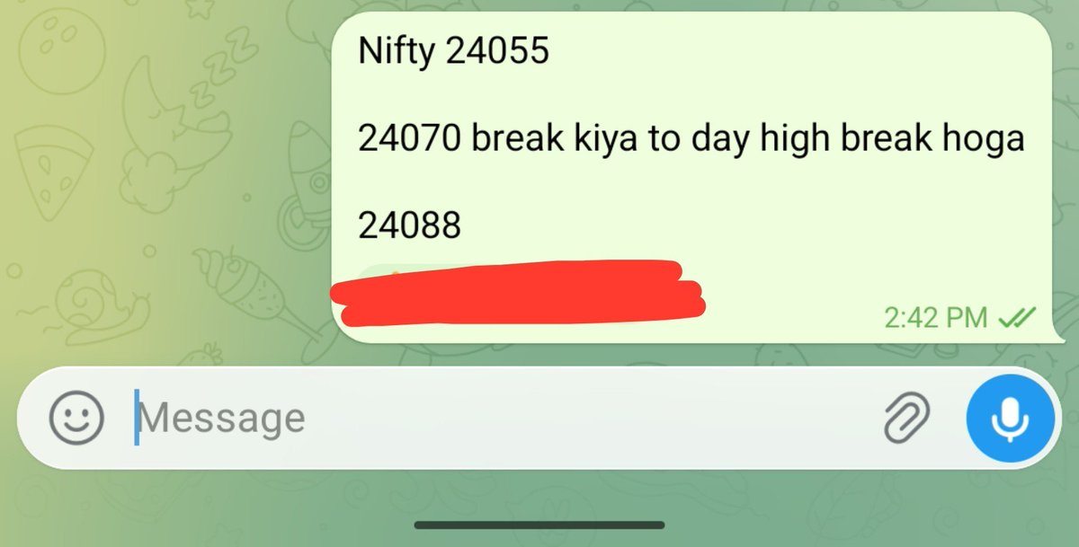 xSTOCKIST's tweet photo. #NIFTY 24055 TO 24114 💥💥💥
#Nifty current level 24083
#OptionTrading https://t.co/1aKV5sk4wo