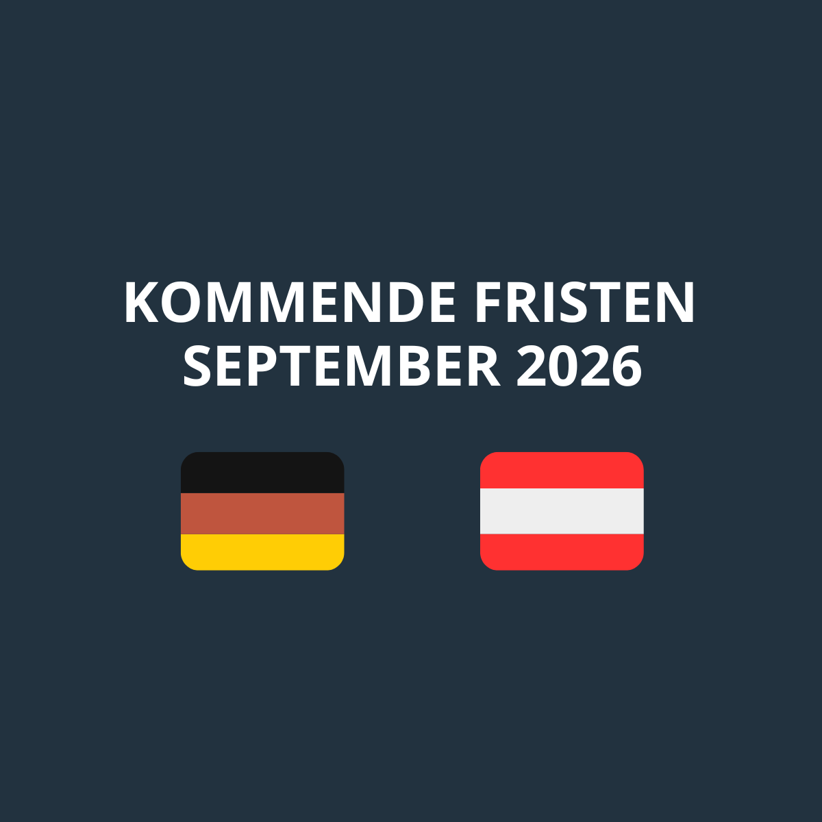 GetFreeFinance's tweet photo. Steuertermine im September 2026: Diese Fristen solltest du im Blick haben 📅

Auch im September stehen wieder wichtige Steuertermine für KMUs und Selbstständige an.
Hier die wichtigsten Fristen im Überblick: https://t.co/sxg1qu0aZ3