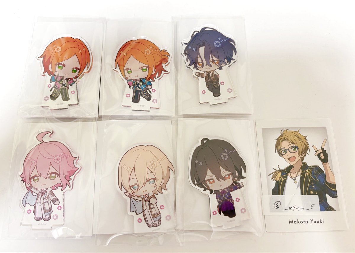 _mtym_5's tweet photo. ＊交換＊

あんスタ アニカフェ スタフォニ アクスタ

譲：英智/桃李/ひなた/ゆうた/零/チトセ
求：千秋＞真緒＞ジュイス＞スバル

◎郵送希望です
難しいかと思いますが
お気軽にお声掛けください。 https://t.co/v6w62jloHR