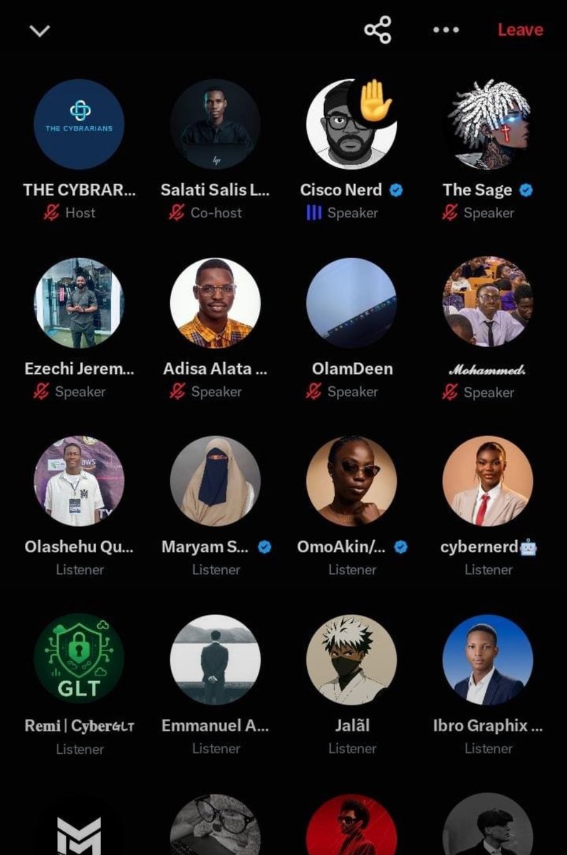 Mubarak6980271's tweet photo. Yesterday, I had an insightful session with the Cyberians ππ».
@THE_CYBRARIANS
It was a great opportunity to learn,and gain more knowledge about cybersecurity.
Grateful for the experience and looking forward to more sessions.π
#TheCybrarians #StudentLedCommunity #Cybersecurity https://t.co/NcENZWQtlu