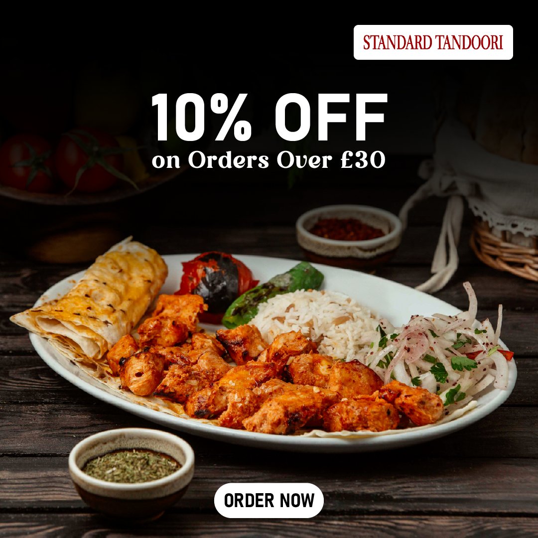 StandardTandoor's tweet photo. Make Ordinary Food a Distant Memory 🔥

Standard Tandoori brings bold Indian dishes that give your regular food routine a refreshing change.
 
Order Online Today: https://t.co/myRqXzU8Mt 
 
#TakeawayTreat #FoodLove #OrderTonight #StandardTandoori https://t.co/lcbzUlaEff