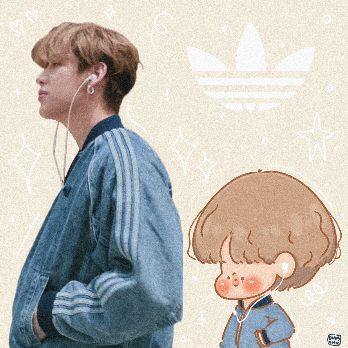 diamchu's tweet photo. เดนิมดิค้าบบบบ จะได้หล่อๆเหมือนพิ่ ✨

#AdidasxBamBam https://t.co/cbZ111UJuR