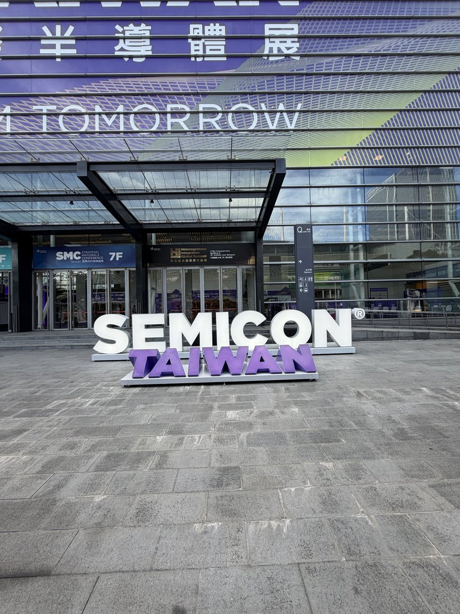 deeempak's tweet photo. So we are at Semicon Taiwan 
@ram_rishik @AksharVastarpar https://t.co/ZNvlmvDjYY