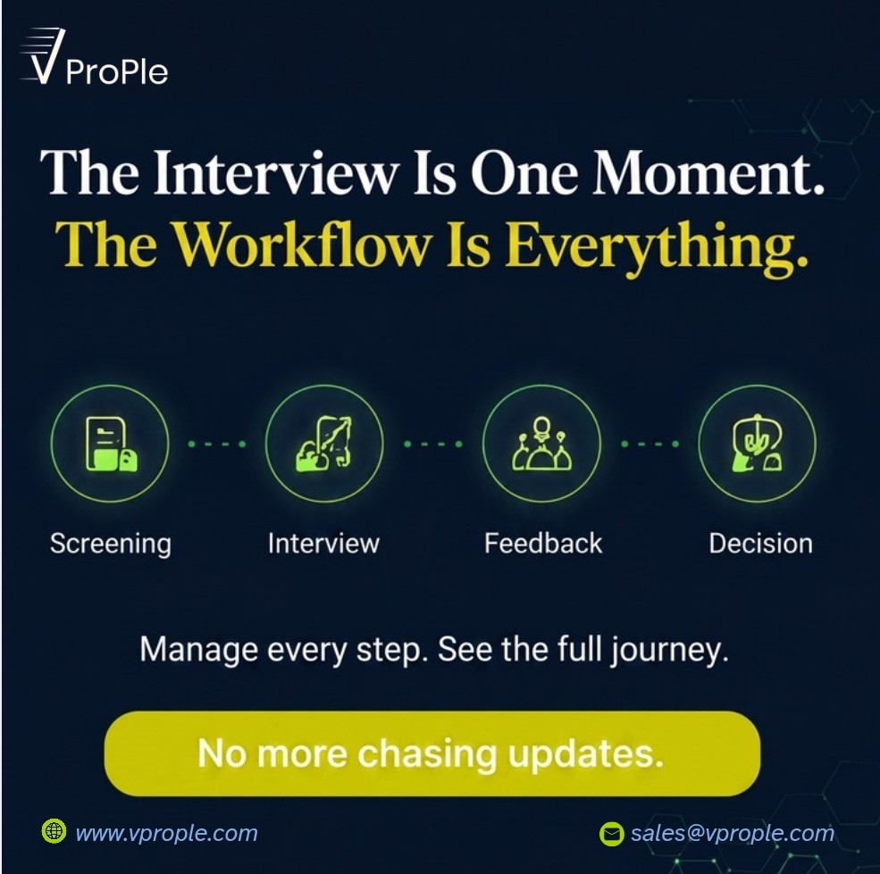 VProp1e's tweet photo. Technical interviews shouldn’t involve endless chasing, follow-ups, and waiting. VProPle brings visibility, accountability, and structure to the interview workflow—so teams can manage interviews better and make better decisions.

Visit: https://t.co/jnlDpPt3BB

#VProPle https://t.co/RICin26bSW