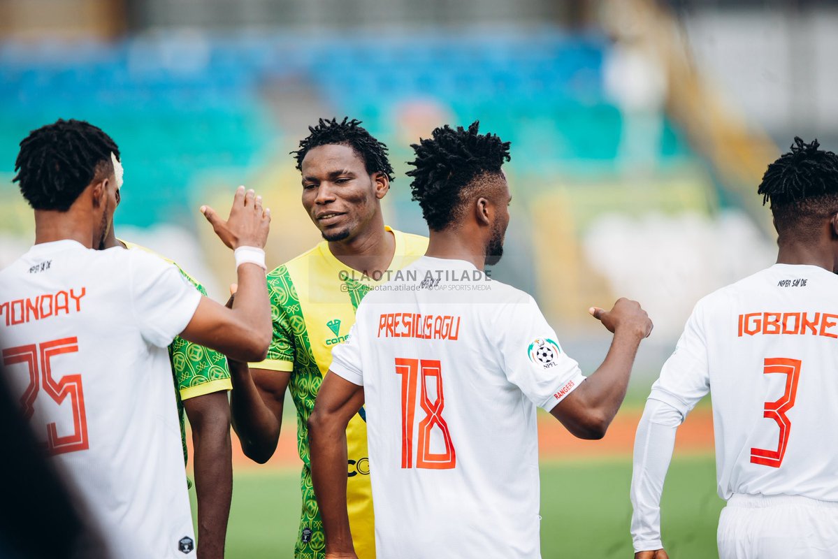 Olaotan_atilade's tweet photo. NPFL MATCHDAY 1 🇳🇬⚽️

@Rangers_Intl vs @katsinaunited ended 1–1 in a dramatic opening-day encounter, with Rangers finding a late equaliser to share the points.

📍 MKO Abiola Sports Complex, Abeokuta

📸 Images by @Olaotan_atilade
Sports Photographer | OAP Sports Media

#NPFL #NPFL2026 #NPFL2027 #NigerianFootball #RangersInternational #KatsinaUnited #SportsPhotography #FootballPhotography #OAPSportsMedia #OlaotanAtilade